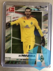 2021 Topps Chrome Jiri Pavlenka #27 SV Werder Bremen Bundesliga SP 004/250